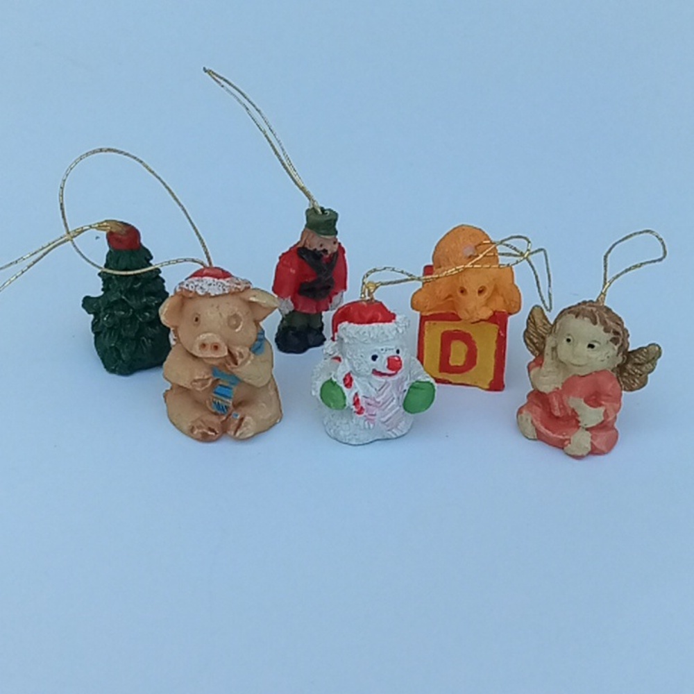 Vintage Mini Christmas Ornaments - Picture 2 of 16